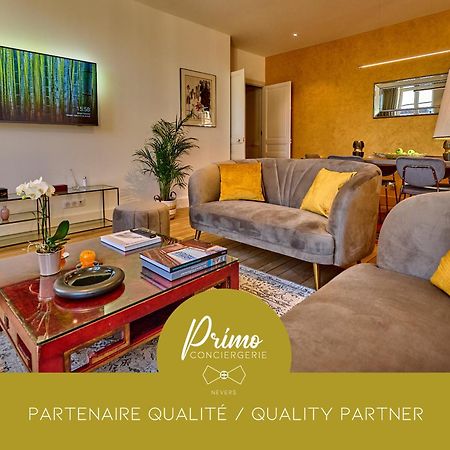 Appartement Montagnon - Les Suites Du Palais - Classe 4 Etoiles, Parking Prive, Vue Cathedrale, 3 Chambres, Primo C0Nciergerie Nevers Dış mekan fotoğraf